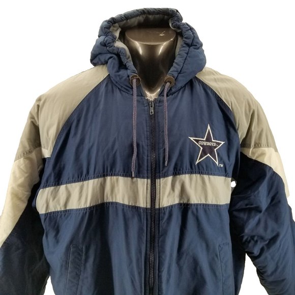 Vintage Dallas Cowboys NFL Gameday By Turbo Sportswear MenPuffer Jacket Size XL - Picture 2 of 11